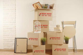 Moving Box Delivery in Edmonton by Right Move